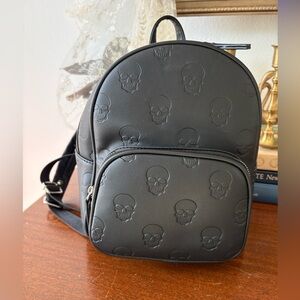 Mad Engine Black Skull Backpack